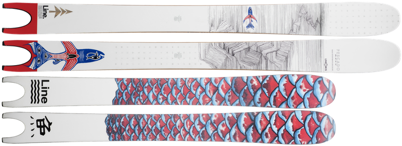 2019 Pescado By Line - Skiing (926x310), Png Download