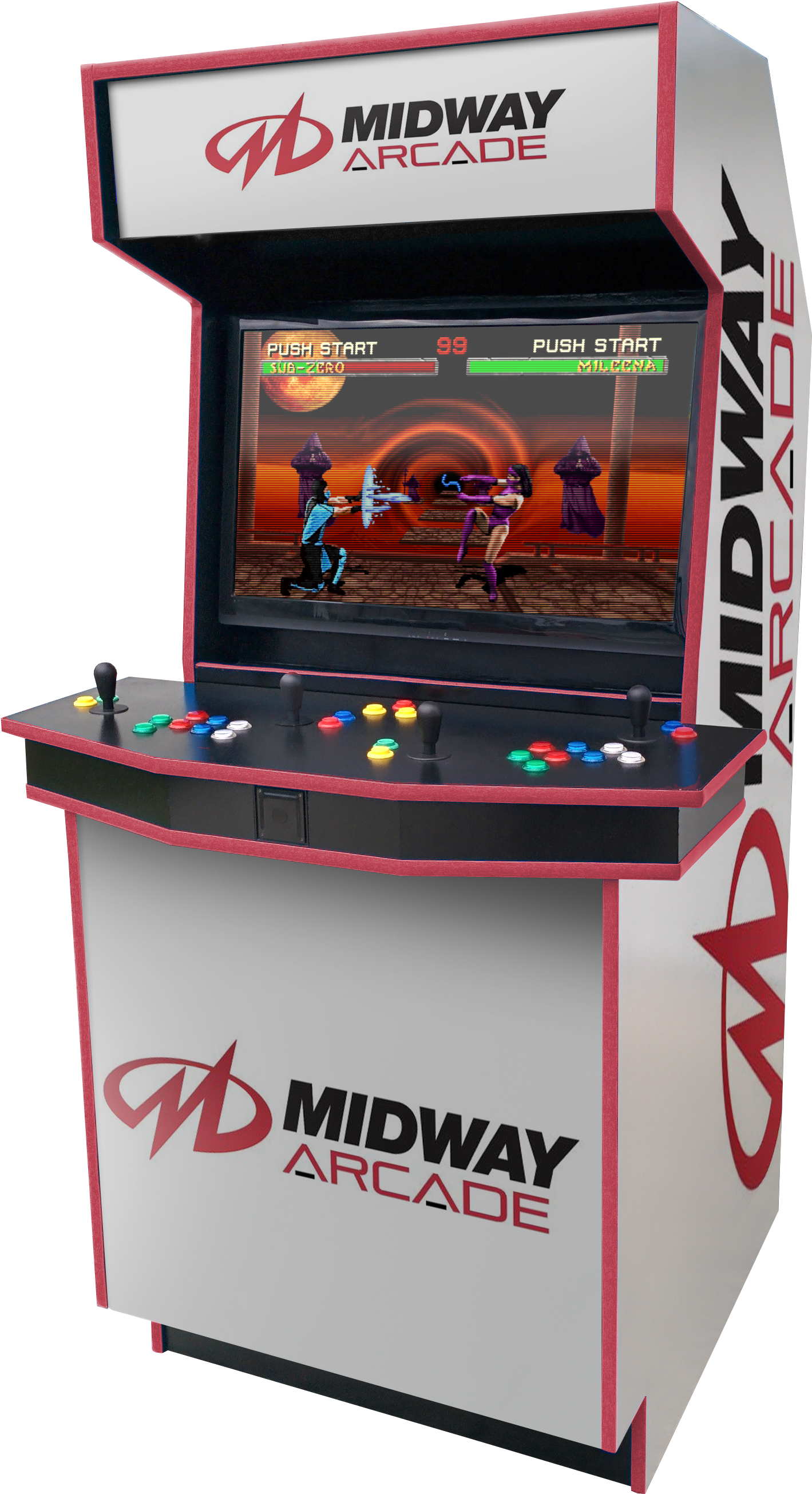 Midway Mk2 - Mortal Kombat 2 (1507x2686), Png Download