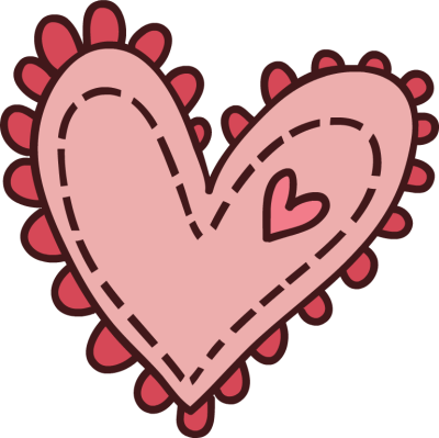 Cartoon Hearts - Heart Cute Clipart Png (400x399), Png Download