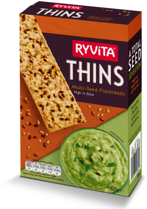 Multi-seed Thins - Ryvita Thins (337x430), Png Download