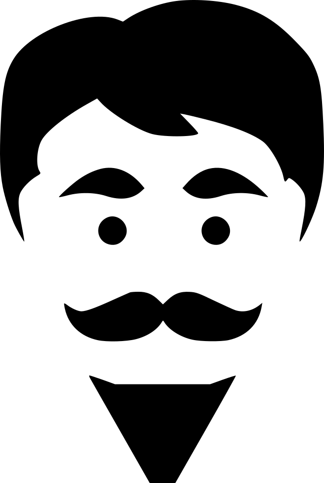 Hipster Beard Man Hair Style Fashion Comments - Sandwich (658x980), Png Download