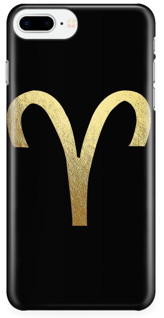 Aries Gold Sign Iphone 7 Plus/7s Plus Phone Case - Iphone 7 (1024x1024), Png Download