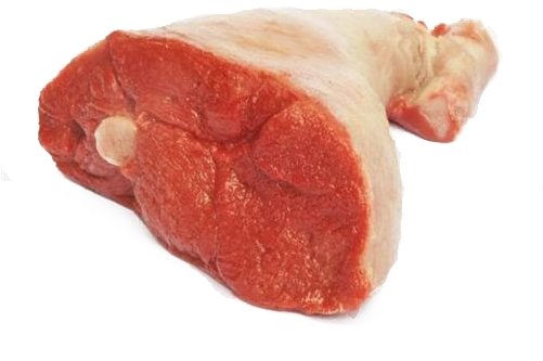 Best Cooked Roasted, Lamb Legs Are Famous For Sunday - Leg Of Lamb Raw (500x376), Png Download