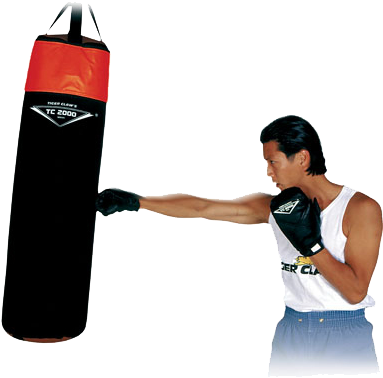 Filled Punching Bag - 18kg. Filled Punching Bag (400x400), Png Download