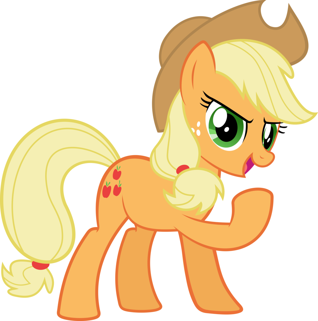 Zeegaas, Confident, Safe, Simple Background, Transparent - My Little Pony Apple Jack (1014x1024), Png Download