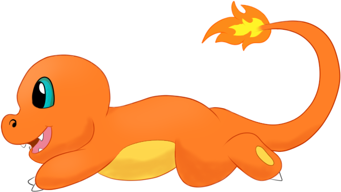 Baby Charmander - Charmander (850x500), Png Download