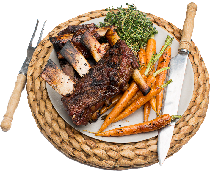 Gourmet Meal - Grilled Food (960x640), Png Download