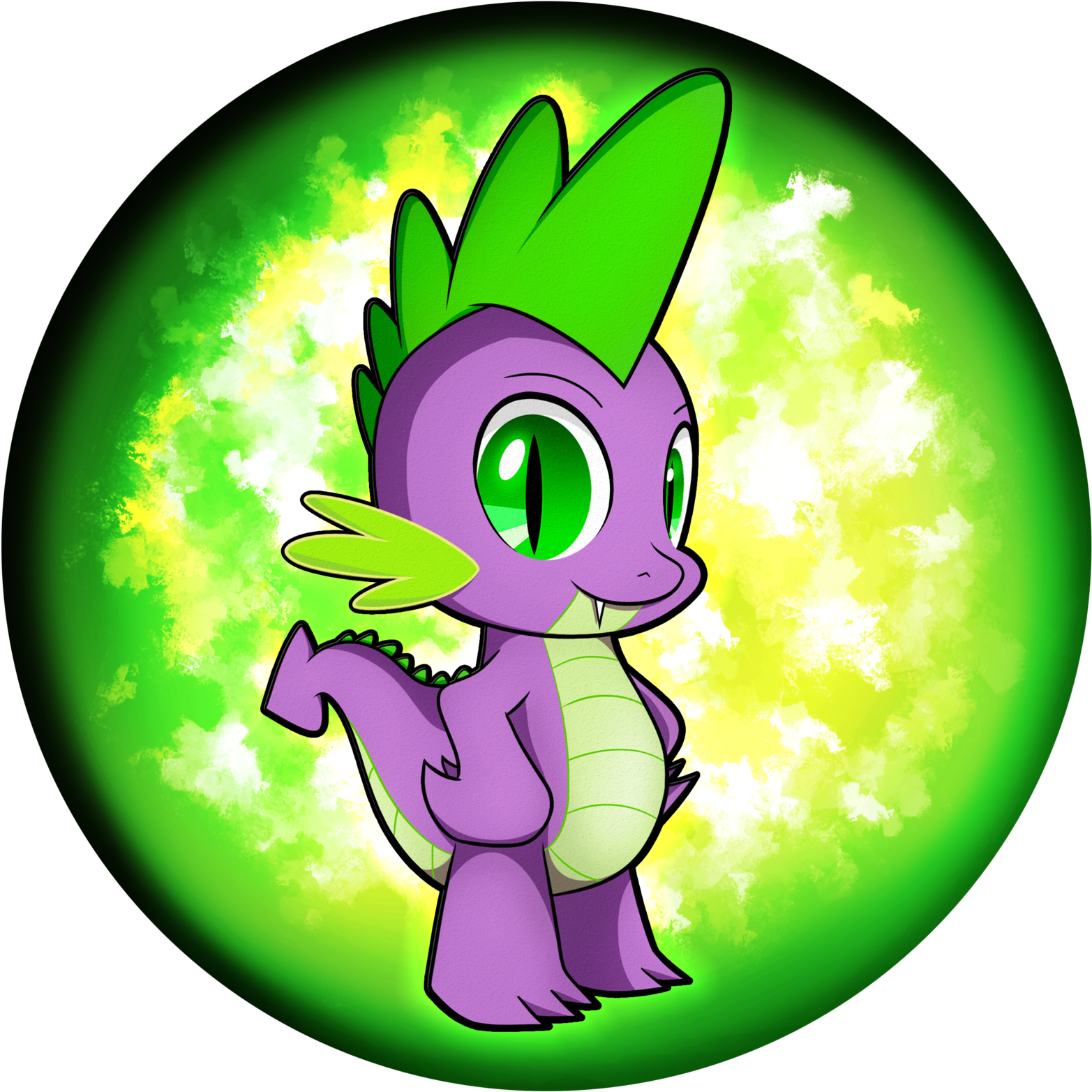 Spike Twilight Sparkle Rainbow Dash Sunset Shimmer - Spike (1600x1600), Png Download