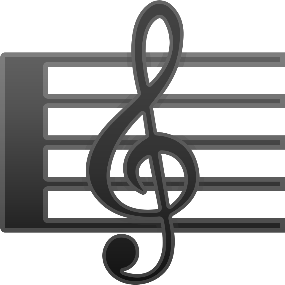 Musical Score Icon - Music Score Emoji Png (1024x1024), Png Download