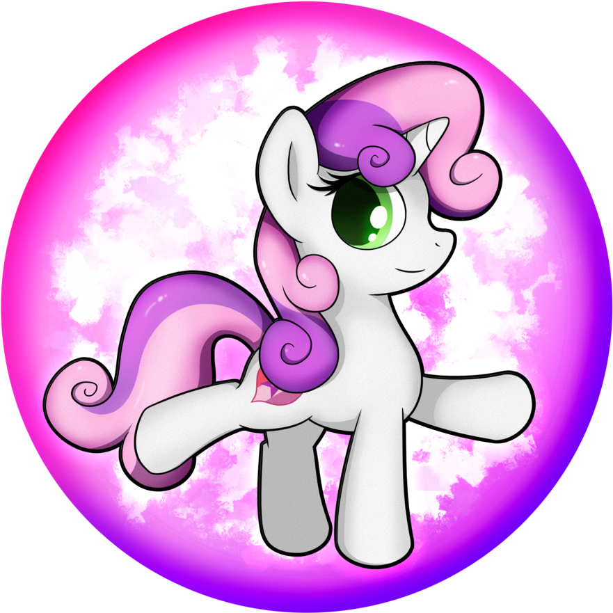 Pony Sweetie Belle Rainbow Dash Applejack Scootaloo - My Little Pony: Friendship Is Magic (900x900), Png Download