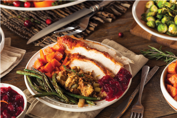 Amish Roasted Turkey Breast Complete Thanksgiving Meal - Thanksgiving In New York (650x650), Png Download