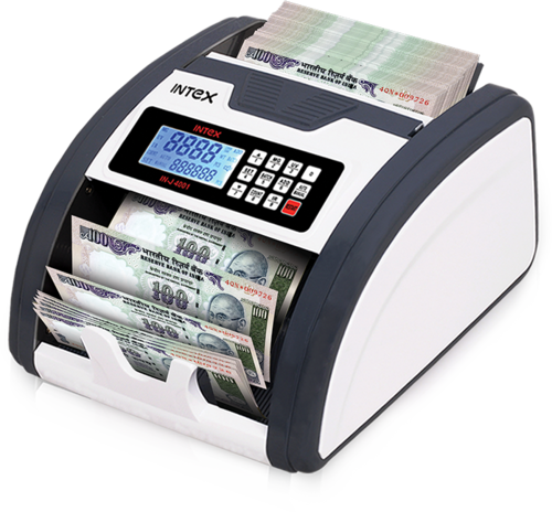 Currency Counting Machine Dealer Jalandhar - Intex Note Counting Machine (500x464), Png Download
