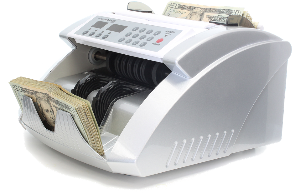 Basic Bill Counter - Accubanker Ab1050uv Commercial Bill Counter, 1200 Bills/per (1200x800), Png Download