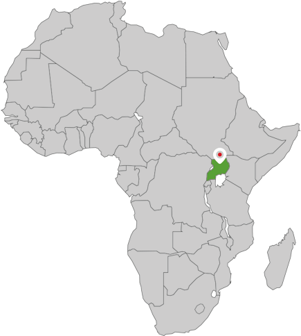 Between 2013 And 2017, The Eclt Foundation Implements - Djibouti On The Map Of Africa (500x500), Png Download