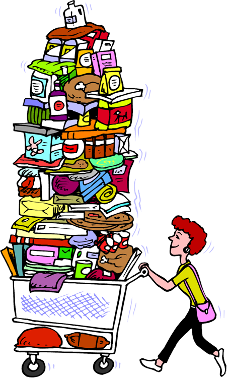 Do The Grocery Shopping (453x750), Png Download