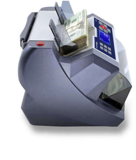 Accubanker Ab5200 Bill Counter With Dust Cover - Accubanker Ab5200 Bank Teller Bill Counter (1024x683), Png Download