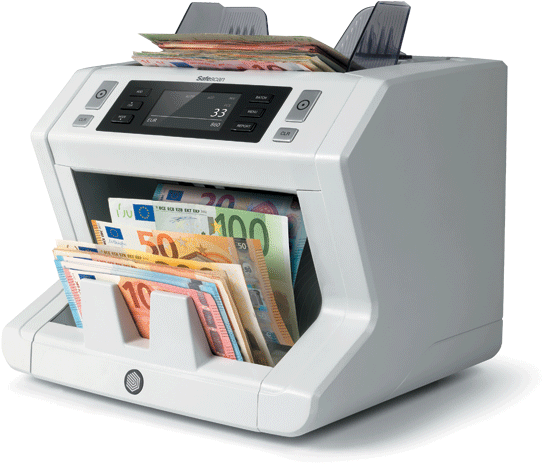 Count Your Banknotes And Coins Efficiently - Safescan 2685 S (600x500), Png Download