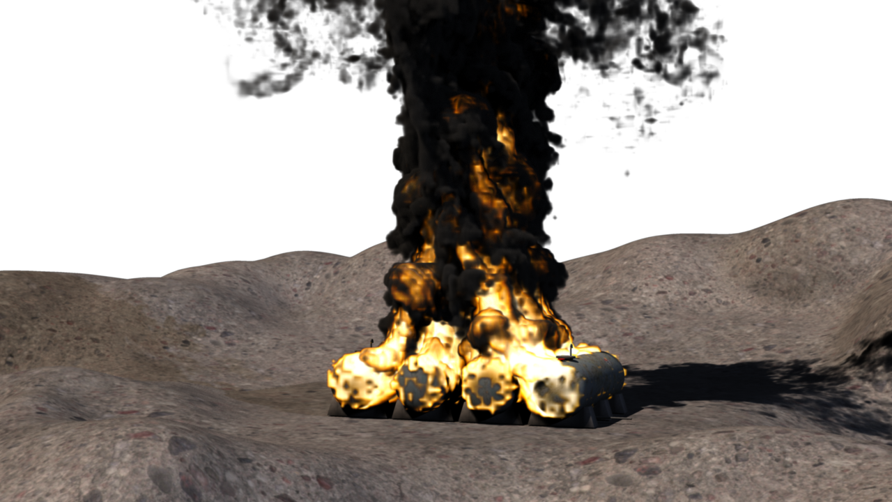 Fluid Edge Too Hard - Fire (1280x720), Png Download