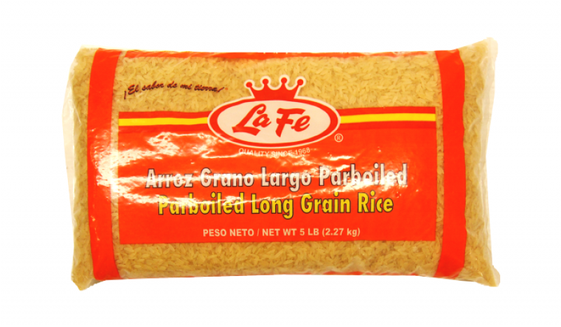 Lafe Parboiled Long Grain Rice 5lb - La Fe Parboiled Rice 20 Lb (800x800), Png Download