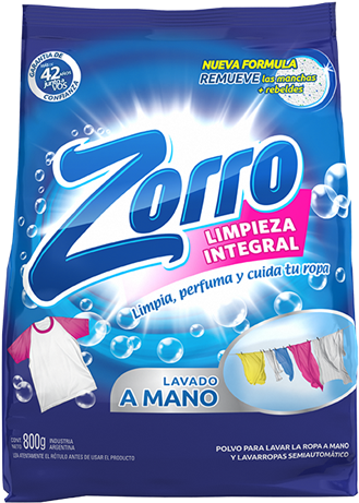 Foto Jabon En Polvo Alta Espuma 800gr Zorro Bsa De - Soap (358x500), Png Download