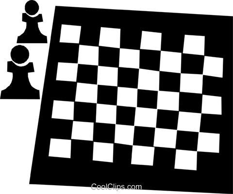 Chess Board Royalty Free Vector Clip Art Illustration - Download Draft Game For Mobile (480x400), Png Download