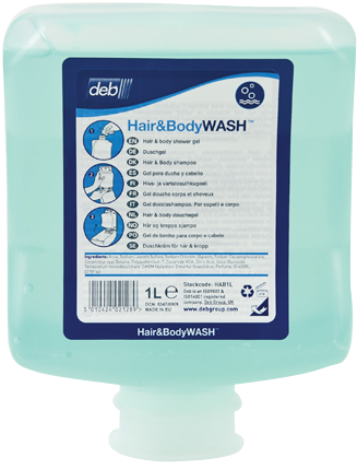 Jabon Hair & Body - Deb Hair And Body Wash (434x460), Png Download