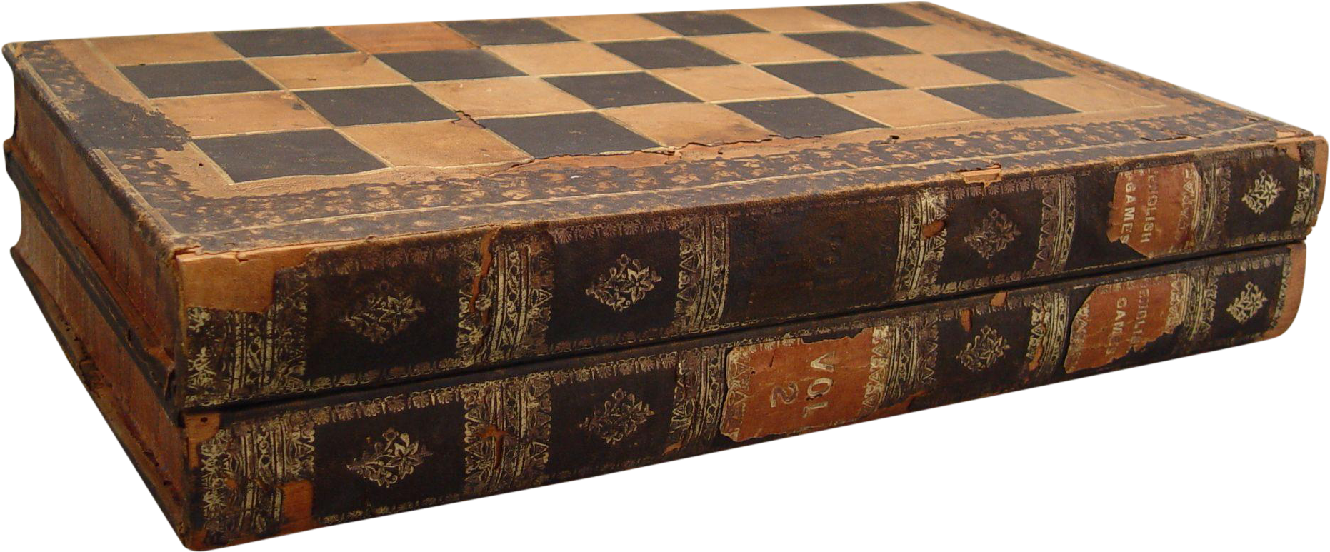 Backgammon Chess Board Book Box On Chairish - Chessboard (2048x1536), Png Download