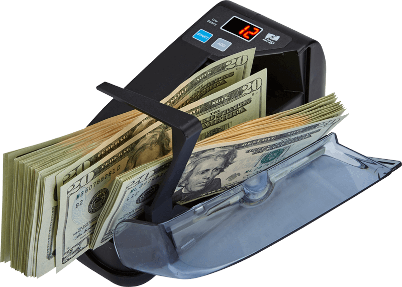 Contador De Billetes Portátil (800x570), Png Download