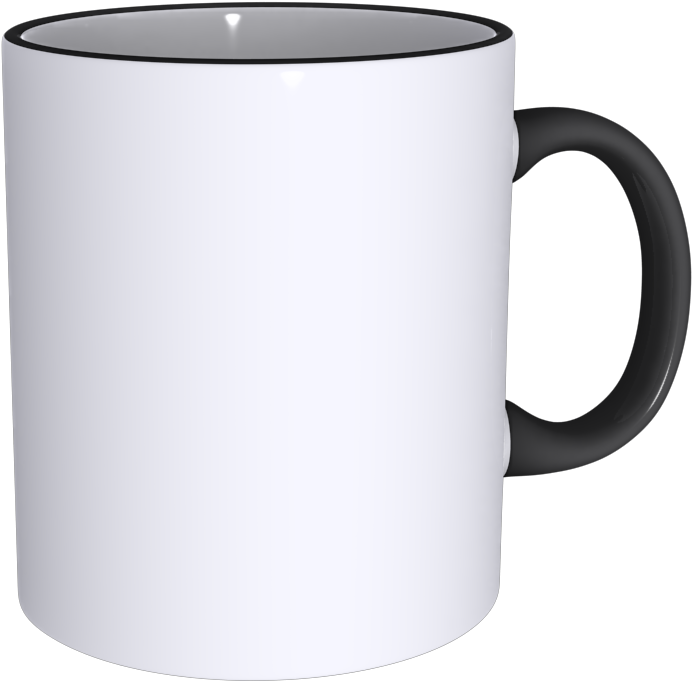2 / - Color Handle Mug Png (1000x1000), Png Download