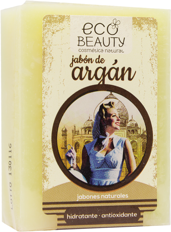 Jabón De Argán Natural - Jabon Argan Ecobeauty (1000x1000), Png Download