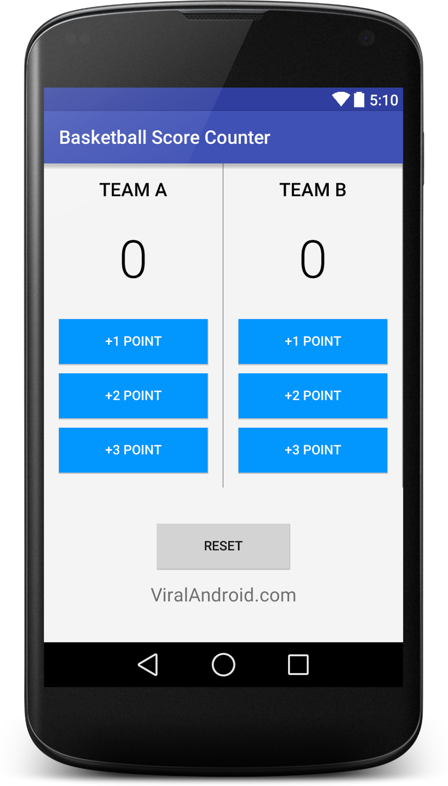 How To Make Basketball Score Counter Android Application - Android Increase Decrease Button (913x1600), Png Download