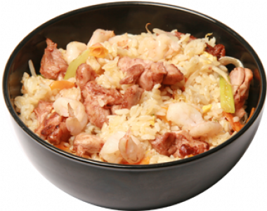 Chicken Fried Rice Transparent (480x300), Png Download