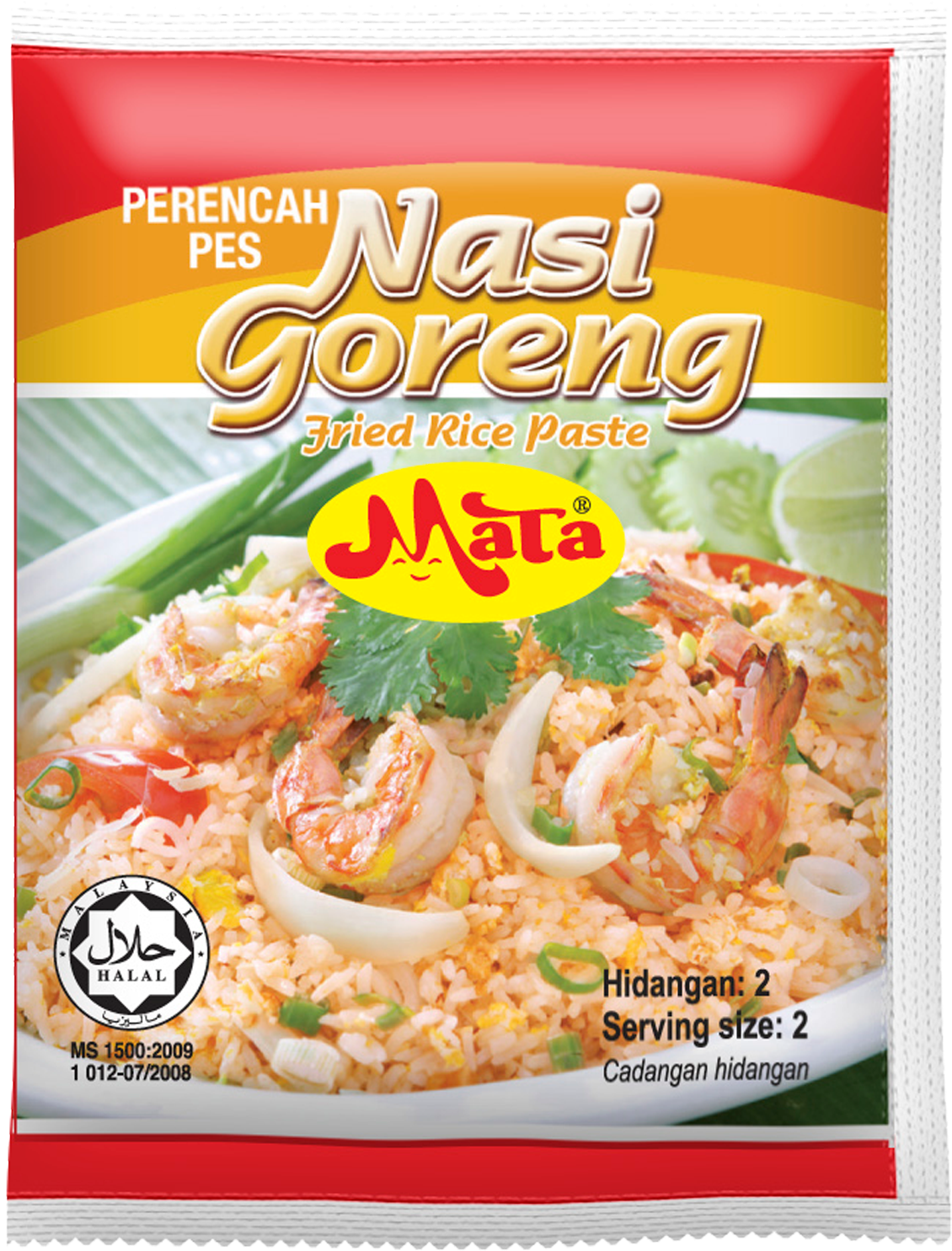Perencah Pes Nasi Goreng / Fried Rice Paste - Halal Food (2000x2400), Png Download