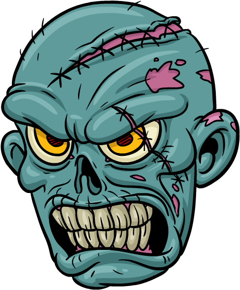 Zombie Stickers Messages Sticker-5 - Drawing (618x618), Png Download