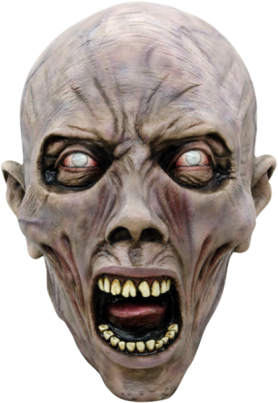 Zombie Png Images - World War Z Scream Zombie Face Mask (600x600), Png Download