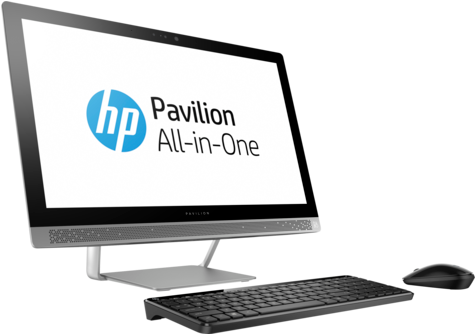 Hp Pavilion 24 B200 All In One Desktop Pc Series - Hp Pavilion Aio 24 B110d (474x356), Png Download