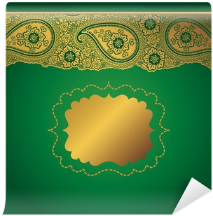 Vintage Orient Paisley Strip Lace - Design (400x400), Png Download