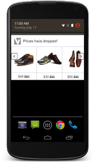 Essentially Triggers To Keep Your Customers Informed - Rich Media Push Notifications Android (385x643), Png Download