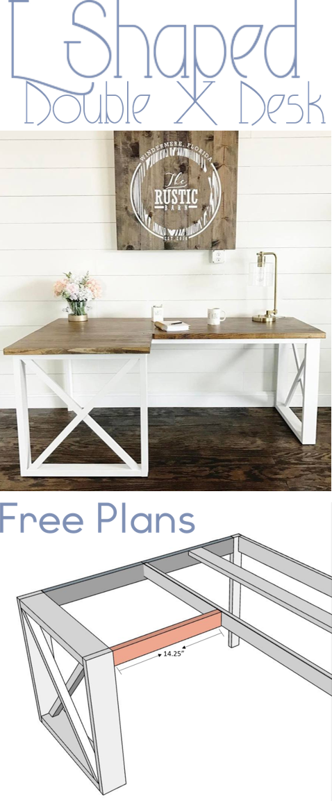 Diy Office Desk - Woodworking (478x1153), Png Download