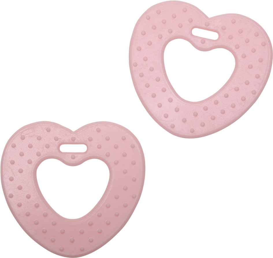 Teether Heart - Material - Tpe - Light Pink - 68 Mm - Go Handmade Bidehjerte (1000x1400), Png Download
