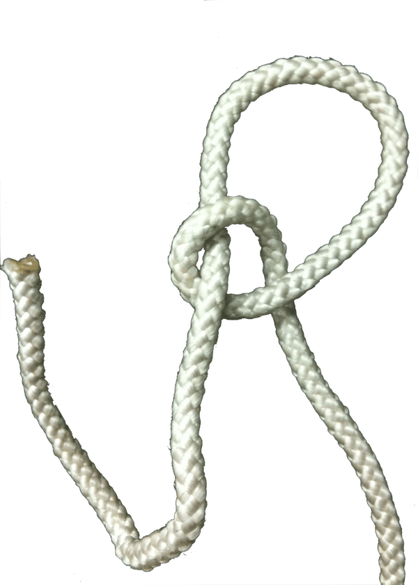 The Exploded Kalmyk And The Bowline With A Bight (right) - Rope (600x840), Png Download