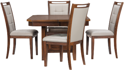 Timeless Dining Set - Manchester Collection - 5pc Merlot Dining Set (400x400), Png Download