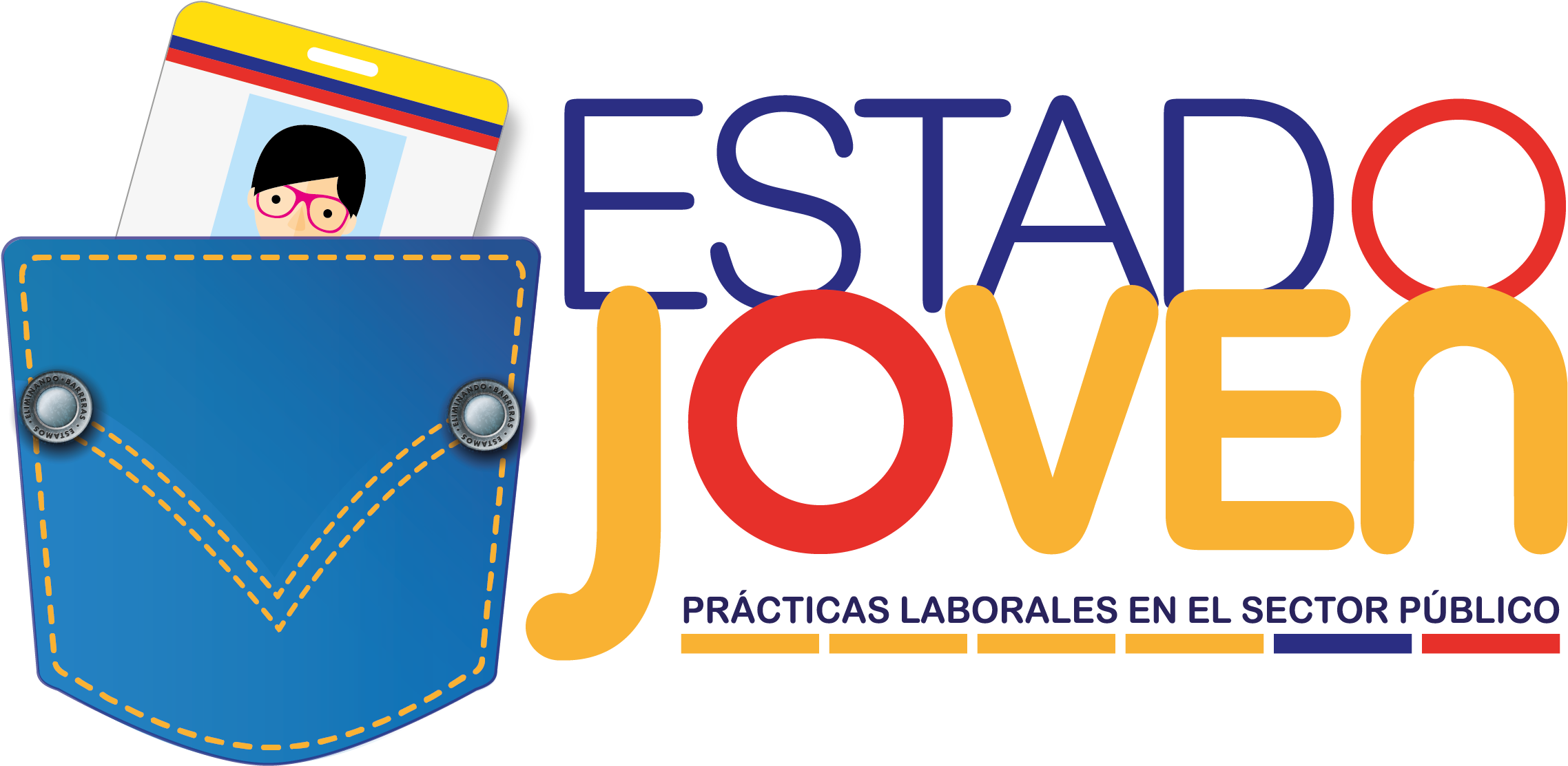 Antioquia También Piensa En Grande Con Nuestros Jóvenes, - Logo Estado Joven (2550x1241), Png Download