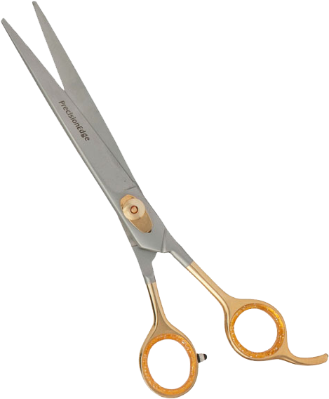 Tesoura Reta - Scissors (530x587), Png Download