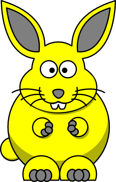 How To Set Use Cartoon Bunny Svg Vector (378x593), Png Download