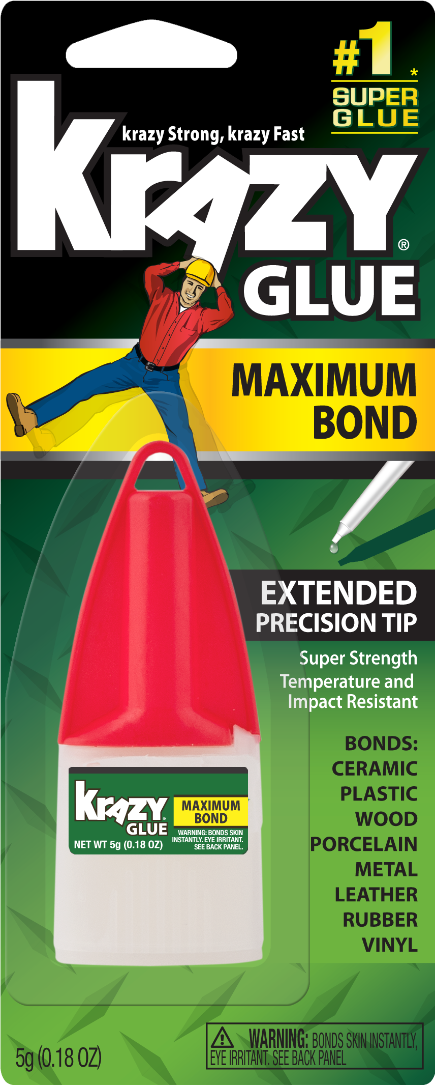 Krazy® Glue Advanced Formula, - Krazy Glue Strong Hold (1800x2250), Png Download