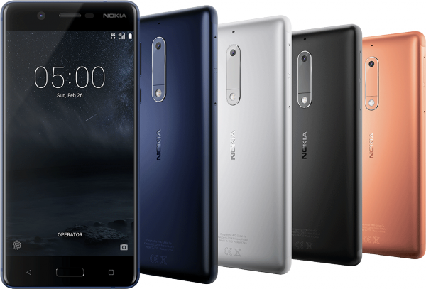 Nokia 6, Nokia 5, Nokia 3, Nokia 3310 India Launch - Nokia 5 Price In Pakistan (600x407), Png Download