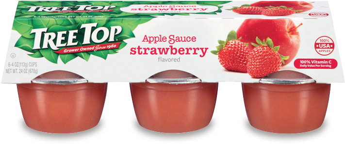 Nutrition Facts - Tree Top Fruit Snacks 80-0.9 Oz. Pouches (750x750), Png Download