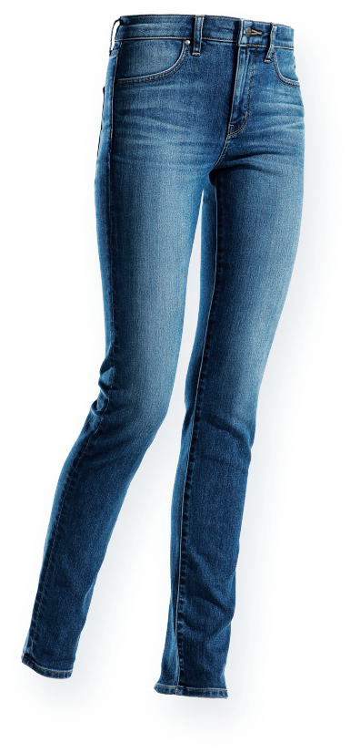 Constantly Seeking To Produce Jeans That Incorporate - Denim Jean Png (569x843), Png Download