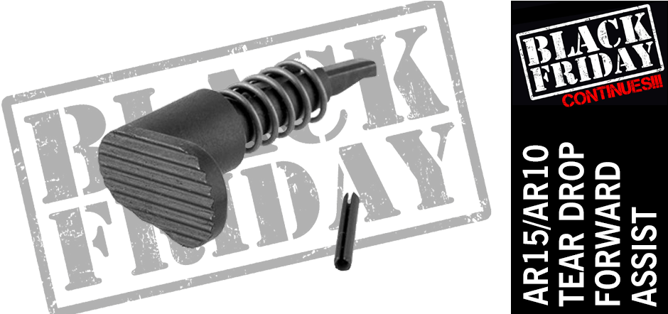 Black Friday Cyber Monday Ar15 Parts - Forward Assist (966x441), Png Download